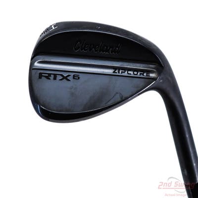 Cleveland RTX 6 ZipCore Black Satin Wedge Sand SW 54° 10 Deg Bounce Mid Dynamic Gold Spinner TI Steel Wedge Flex Right Handed 35.5in