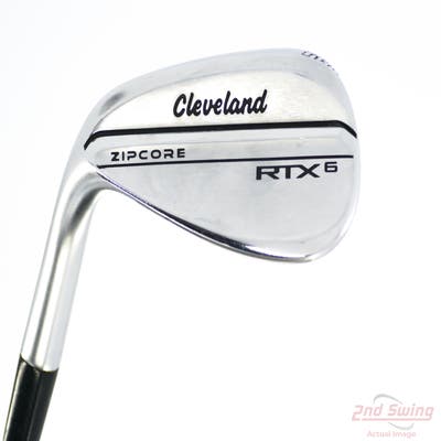 Cleveland RTX 6 ZipCore Tour Satin Wedge Gap GW 50° 10 Deg Bounce Mid True Temper AMT Tour White Steel X-Stiff Left Handed 35.75in