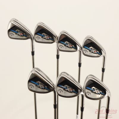 Callaway XR OS Iron Set 5-PW AW UST Mamiya Recoil 460 F4 Graphite Stiff Right Handed +1/2"