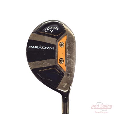 Callaway Paradym Fairway Wood 7 Wood 7W 21° Fujikura Ventus Blue 2025 Graphite Senior Right Handed 39.75in