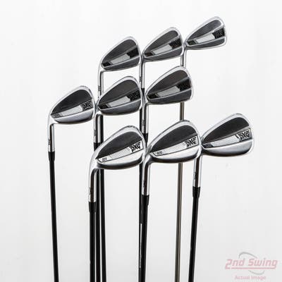 PXG 0211 Iron Set 4-PW GW SW Mitsubishi MMT 70 Graphite Regular Left Handed +1"