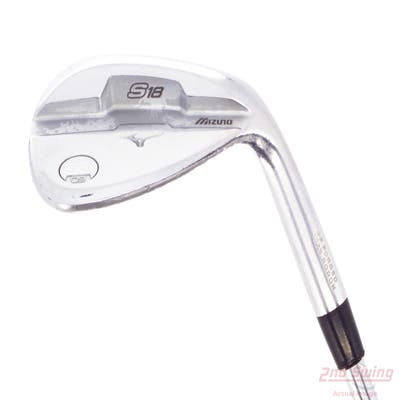 Mizuno S18 White Satin Wedge Sand SW 55° 9 Deg Bounce Stock Steel Shaft Steel Wedge Flex Right Handed 36.0in