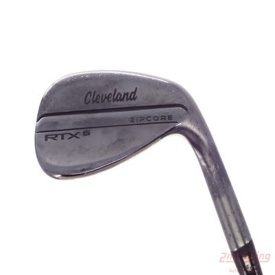 Cleveland RTX 6 ZipCore Black Satin Wedge Sand SW 56° 12 Deg Bounce Full FST KBS Tour 120 Steel Stiff Right Handed 35.5in