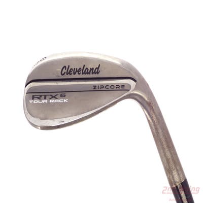 Mint Cleveland RTX 6 ZipCore Tour Rack Raw Wedge Lob LW 58° 10 Deg Bounce Mid True Temper Dynamic Gold Spinner Tour Issue Steel Wedge Flex Right Handed 35.25in