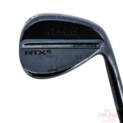 Cleveland RTX 6 ZipCore Black Satin Wedge Lob LW 60° 12 Deg Bounce Full Dynamic Gold Spinner TI Steel Wedge Flex Right Handed 35.25in