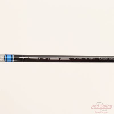 Used W/ TaylorMade RH Adapter Mitsubishi Rayon Tensei AV Raw Blue 65 Driver Shaft Stiff 44.25in