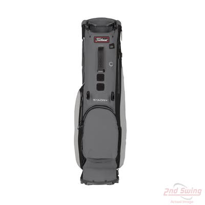New Titleist Players 4 Plus Stadry Stand Bag Gray/Charcoal/Black