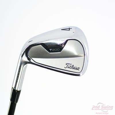 Titleist 2021 T200 Utility Utility Iron 4 Utility Project X HZRDUS Smoke Black RDX 90 Graphite Stiff Left Handed 39.0in