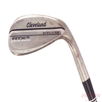 Cleveland RTX 6 ZipCore Tour Rack Raw Wedge Sand SW 56° 10 Deg Bounce Mid Dynamic Gold Spinner TI Steel Wedge Flex Right Handed 35.5in