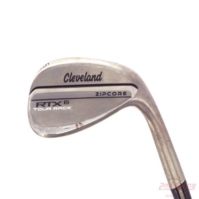 Mint Cleveland RTX 6 ZipCore Tour Rack Raw Wedge Sand SW 56° 10 Deg Bounce Mid True Temper Dynamic Gold Spinner Tour Issue Steel Wedge Flex Right Handed 35.5in