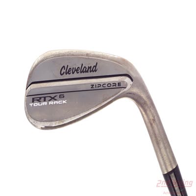 Mint Cleveland RTX 6 ZipCore Tour Rack Raw Wedge Gap GW 52° 10 Deg Bounce Mid True Temper Dynamic Gold Spinner Tour Issue Steel Wedge Flex Right Handed 35.75in