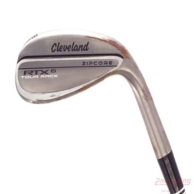 Mint Cleveland RTX 6 ZipCore Tour Rack Raw Wedge Lob LW 58° 10 Deg Bounce Mid True Temper Dynamic Gold Spinner Tour Issue Steel Wedge Flex Right Handed 35.25in
