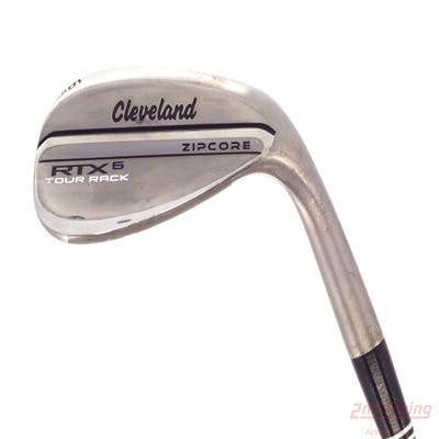 Mint Cleveland RTX 6 ZipCore Tour Rack Raw Wedge Sand SW 56° 10 Deg Bounce Mid True Temper Dynamic Gold Spinner Tour Issue Steel Wedge Flex Right Handed 35.5in