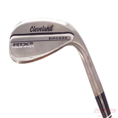 Mint Cleveland RTX 6 ZipCore Tour Rack Raw Wedge Lob LW 58° 10 Deg Bounce Mid True Temper Dynamic Gold Spinner Tour Issue Steel Wedge Flex Right Handed 35.25in
