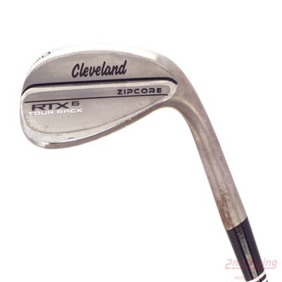 Mint Cleveland RTX 6 ZipCore Tour Rack Raw Wedge Lob LW 60° 10 Deg Bounce Mid Dynamic Gold Spinner TI Steel Wedge Flex Right Handed 35.25in