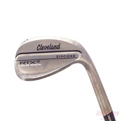 Cleveland RTX 6 ZipCore Tour Rack Raw Wedge Lob LW 60° 10 Deg Bounce Mid True Temper Dynamic Gold Spinner Tour Issue Steel Wedge Flex Right Handed 35.25in