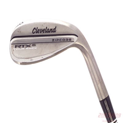 Mint Cleveland RTX 6 ZipCore Tour Rack Raw Wedge Lob LW 60° 10 Deg Bounce Mid True Temper Dynamic Gold Spinner Tour Issue Steel Wedge Flex Right Handed 35.25in