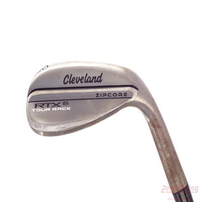 Mint Cleveland RTX 6 ZipCore Tour Rack Raw Wedge Lob LW 60° 10 Deg Bounce Mid True Temper Dynamic Gold Spinner Tour Issue Steel Wedge Flex Right Handed 35.25in