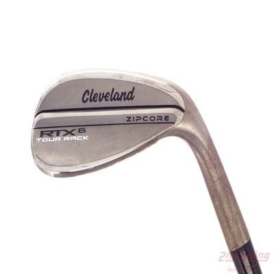 Mint Cleveland RTX 6 ZipCore Tour Rack Raw Wedge Lob LW 58° 12 Deg Bounce Full True Temper Dynamic Gold Spinner Tour Issue Steel Wedge Flex Right Handed 35.25in