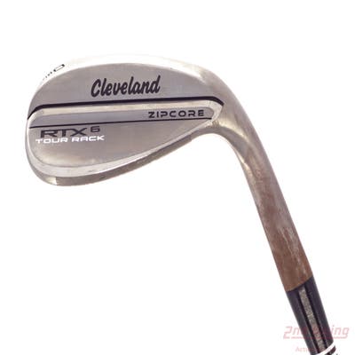 Mint Cleveland RTX 6 ZipCore Tour Rack Raw Wedge Lob LW 60° 10 Deg Bounce Mid True Temper Dynamic Gold Spinner Tour Issue Steel Wedge Flex Right Handed 35.25in