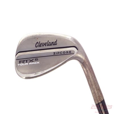 Mint Cleveland RTX 6 ZipCore Tour Rack Raw Wedge Gap GW 52° 10 Deg Bounce Mid True Temper Dynamic Gold Spinner Tour Issue Steel Wedge Flex Right Handed 35.75in