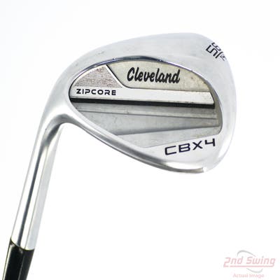 Cleveland CBX 4 ZipCore Wedge Sand SW 56° 14 Deg Bounce FST KBS Hi-Rev 2.0 Steel Wedge Flex Left Handed 35.5in