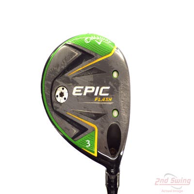 Callaway EPIC Flash Fairway Wood 3 Wood 3W 15° Project X EvenFlow Green 65 Graphite Stiff Right Handed 43.0in