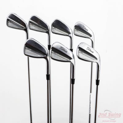 Titleist 2023 T100/T150 Combo Iron Set 4-PW Stock Steel Shaft Steel Stiff Right Handed +1/4"