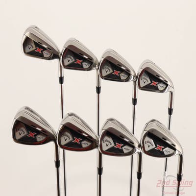 Callaway 2013 X Hot Iron Set 4-PW AW True Temper Speed Step 85 Steel Regular Right Handed STD