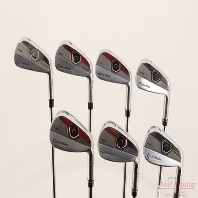 TaylorMade 2011 Tour Preferred MB Iron Set 4-PW Stock Steel Shaft Steel Stiff Right Handed -2 1/4"