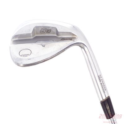 Mizuno S18 White Satin Wedge Lob LW 58° 8 Deg Bounce True Temper Dynamic Gold Steel Wedge Flex Right Handed 35.25in