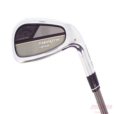 Callaway Paradym Star Single Iron Pitching Wedge PW UST ATTAS Speed Series 40 Graphite Senior Right Handed 35.75in