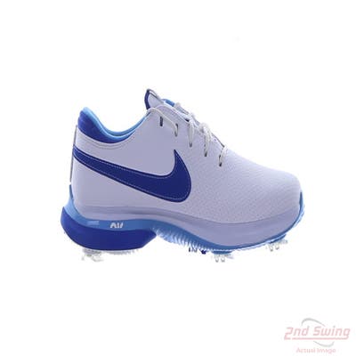 New Mens Golf Shoe Nike Air Zoom Victory Tour 3 8 White/Blue MSRP $190