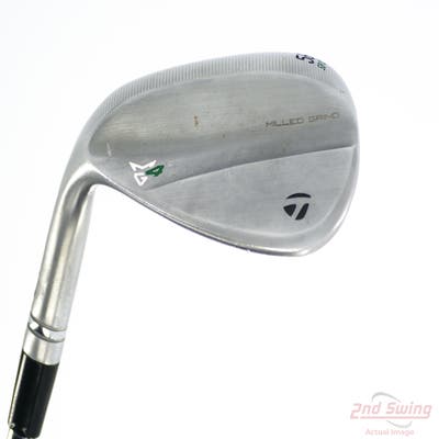 TaylorMade Milled Grind 4 Chrome Wedge Sand SW 56° 12 Deg Bounce SB True Temper Dynamic Gold Tour Issue 115 Steel Wedge Flex Left Handed 34.75in