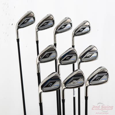 Callaway Paradym Ai Smoke HL Iron Set 4-PW AW GW SW Project X Cypher 2.0 50 Graphite Senior Left Handed STD