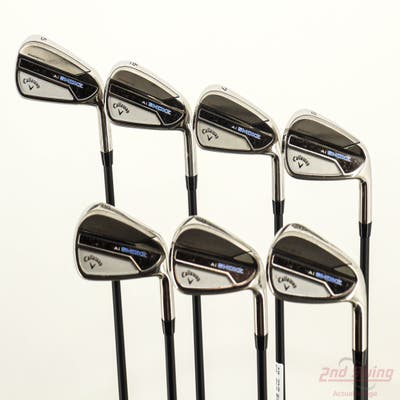 Callaway Paradym Ai Smoke Iron Set 5-PW AW Project X Cypher 2.0 50 Graphite Senior Right Handed -1/4"