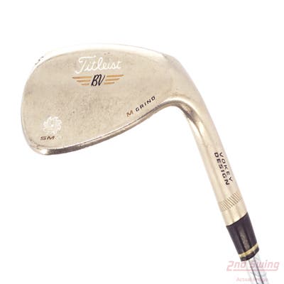 Titleist Vokey SM5 Gold Nickel Wedge Sand SW 56° 10 Deg Bounce M Grind Titleist SM5 BV Steel Stiff Right Handed 36.25in