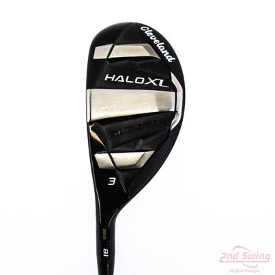 Mint Cleveland HALO XL Hybrid 3 Hybrid 18° Mitsubishi Tensei AV Blue Raw 65 Graphite Stiff Left Handed 41.0in