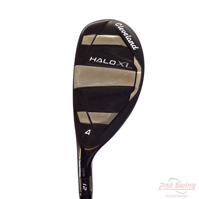 Cleveland HALO XL Hybrid 4 Hybrid 21° Mitsubishi Tensei AV Blue Raw 65 Graphite Stiff Left Handed 40.5in