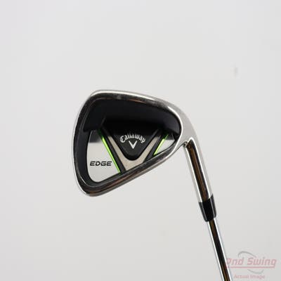 Callaway 2018 Edge Single Iron 6 Iron Stock Steel Shaft Steel Stiff Right Handed 37.75in