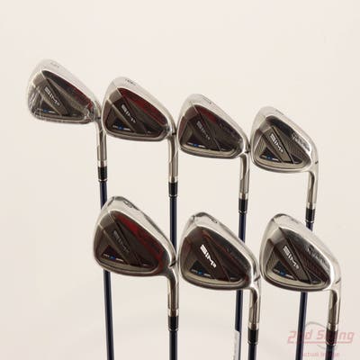 TaylorMade SIM2 MAX Iron Set 5-PW AW Fujikura Ventus Blue 6 Graphite Regular Right Handed -1/4"