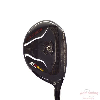 Tour Edge Exotics E8 Beta Fairway Wood 5 Wood 5W 18° Aldila Rogue Black 95 MSI 60 Graphite Regular Right Handed 42.0in