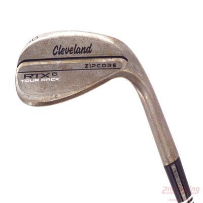 Cleveland RTX 6 ZipCore Tour Rack Raw Wedge Lob LW 60° 10 Deg Bounce Mid True Temper Dynamic Gold Spinner Tour Issue Steel Wedge Flex Right Handed 35.0in