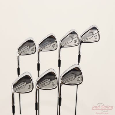 Wilson Staff 2024 Staff Model CB Iron Set 4-PW Dynamic Gold Mid 115 Gunmetal Steel X-Stiff Left Handed STD