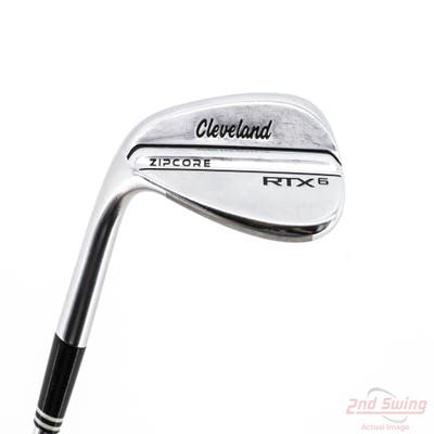 Cleveland RTX 6 ZipCore Tour Satin Wedge Gap GW 52° 10 Deg Bounce Mid True Temper Dynamic Gold Spinner Tour Issue Steel Wedge Flex Left Handed 35.75in