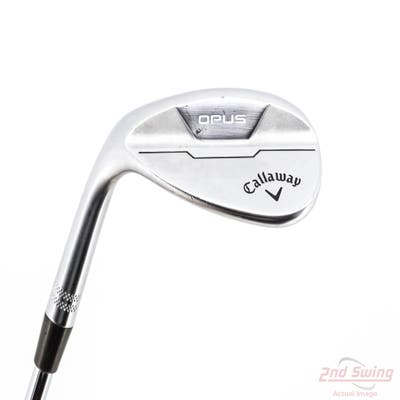 Callaway Opus Brushed Chrome Wedge Lob LW 60° 10 Deg Bounce S Grind True Temper Dynamic Gold Mid 115 Wedge Steel Wedge Flex Left Handed 35.25in