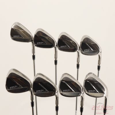 TaylorMade Stealth Iron Set 5-PW AW SW FST KBS Tour C-Taper 130 Steel X-Stiff Right Handed +1/4"