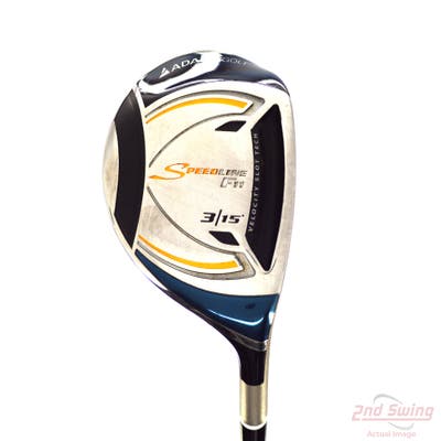 Adams Speedline F11 Stainless Steel Fairway Wood 3 Wood 3W 15° Aldila VooDoo SVS7 Graphite Stiff Right Handed 43.25in