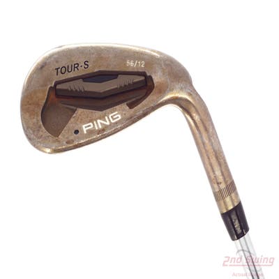 Ping Tour-S Rustique Wedge Sand SW 56° 12 Deg Bounce FST KBS Tour Steel Stiff Right Handed Black Dot 35.0in