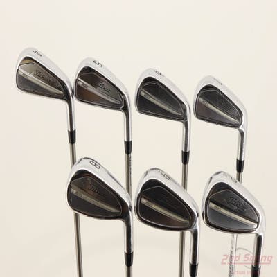 Titleist 2023 T200 Iron Set 4-PW Aerotech SteelFiber i80cw Graphite Stiff Right Handed +1"